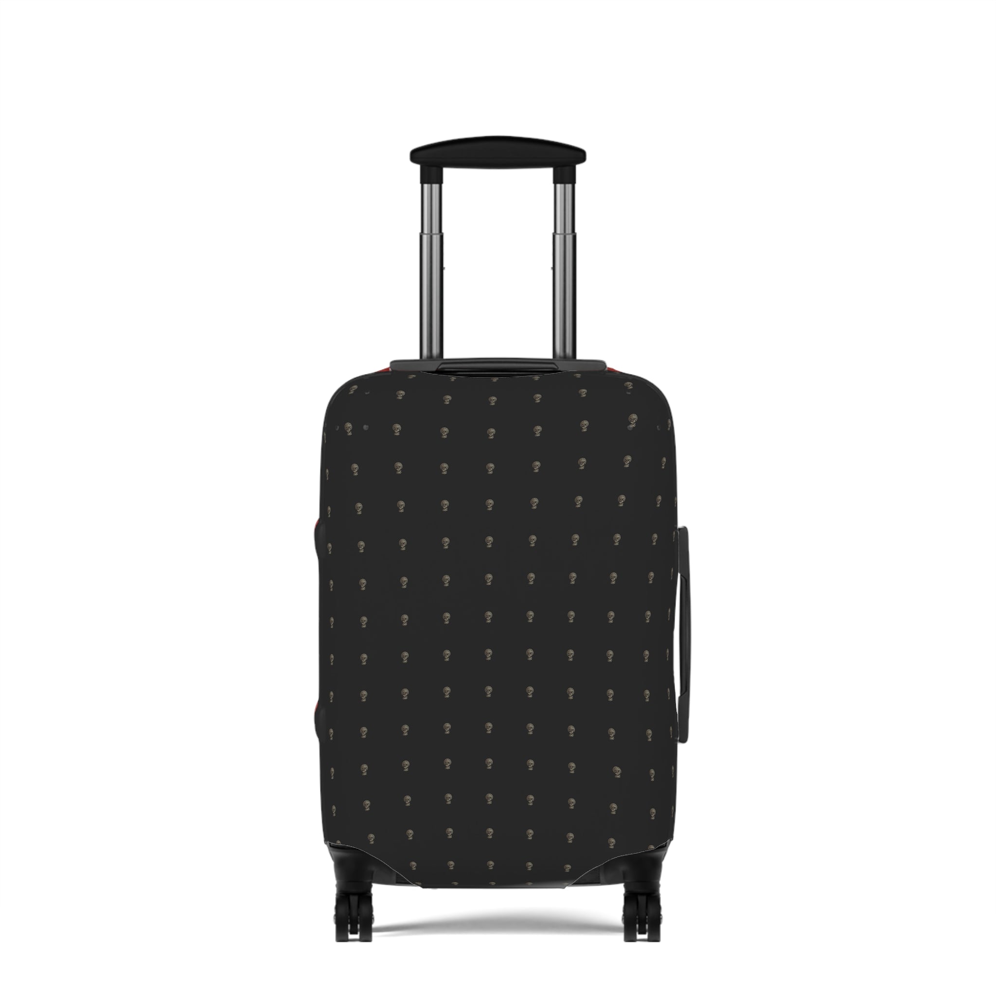 Luggage Cover Jet Black Elegance Ruby Royale