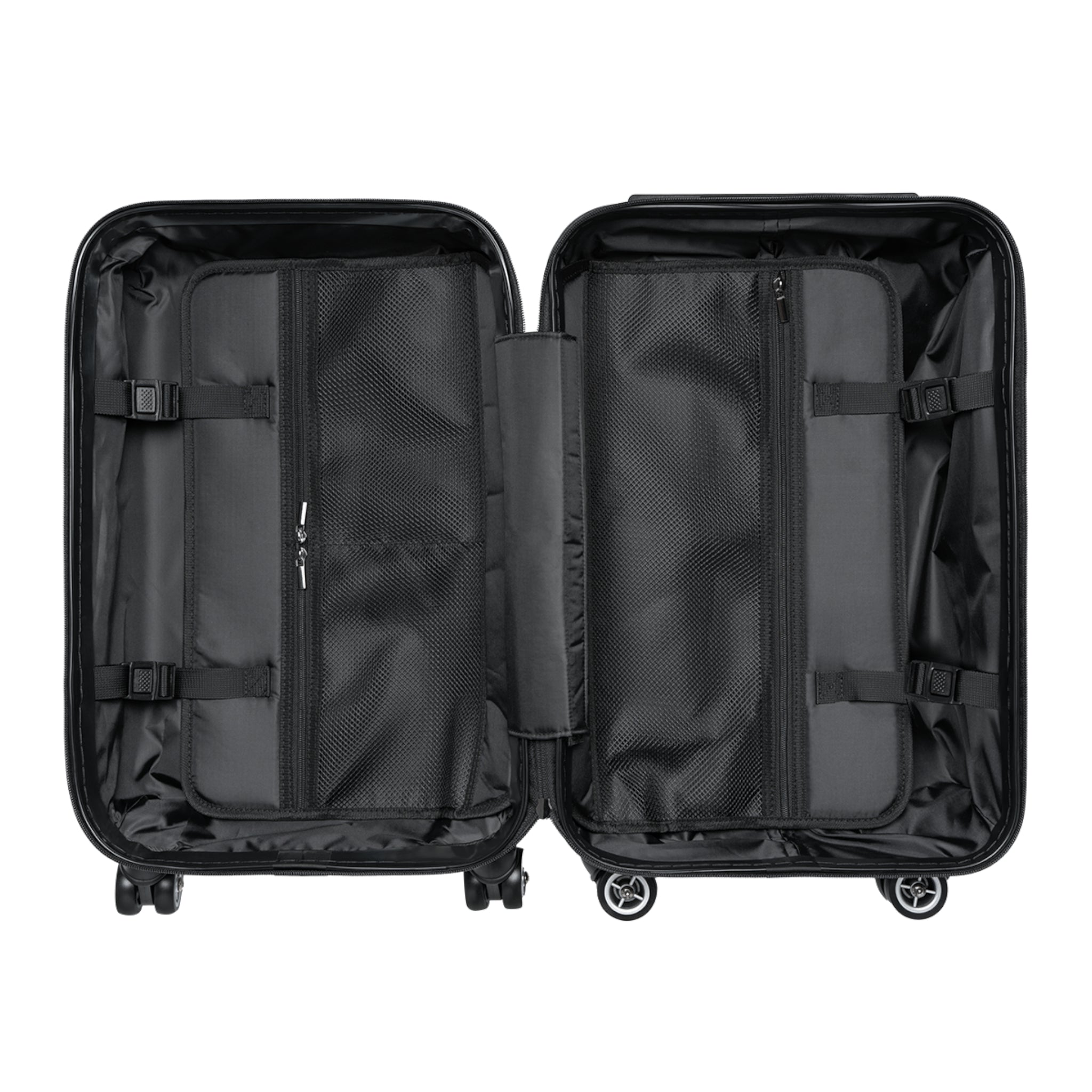 Travel Suitcase Jet Black Elegance