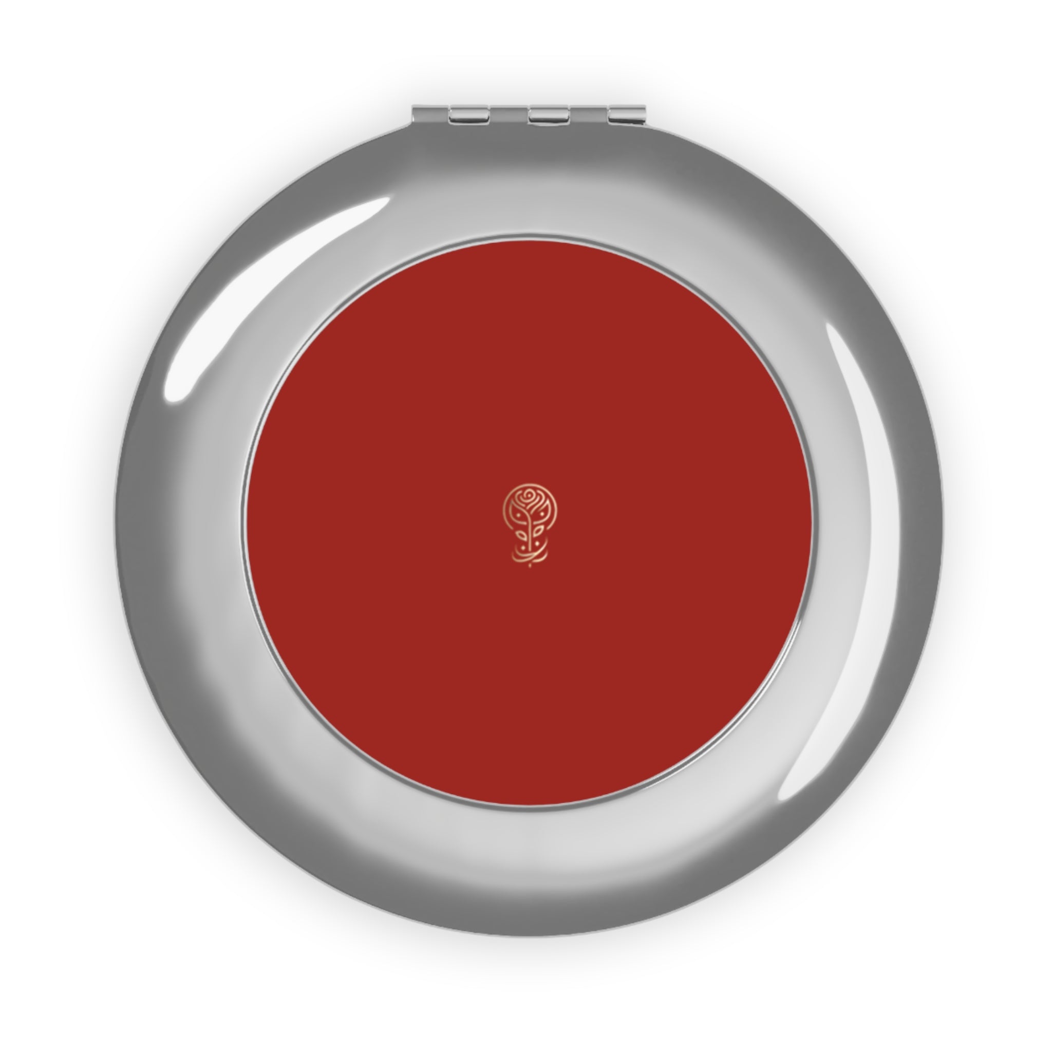 Compact Mirror with Stylish Metal Finish Ruby Royale