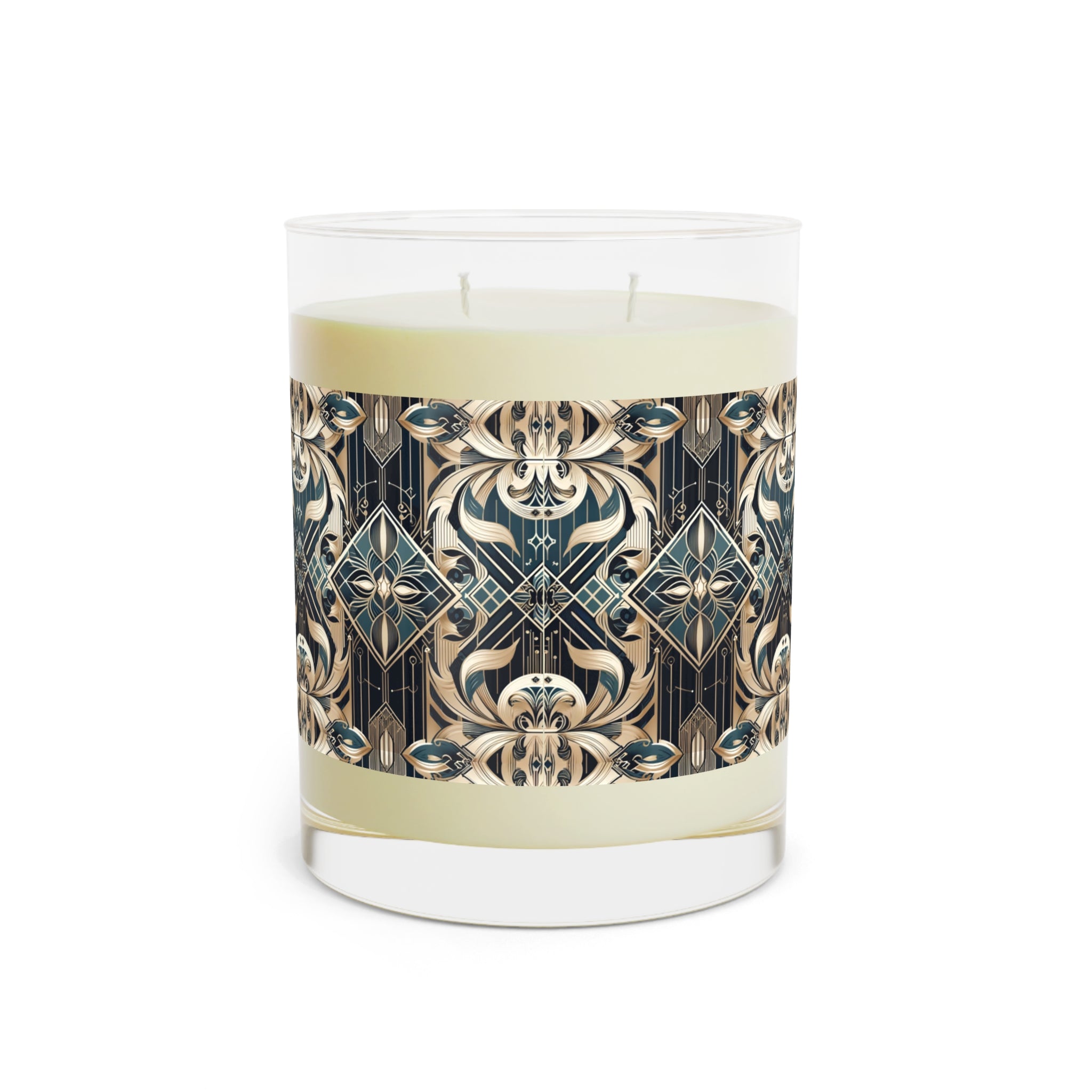 Mint Lavender & Sage Candle in Elegant Glass with 65-Hour Burn Time