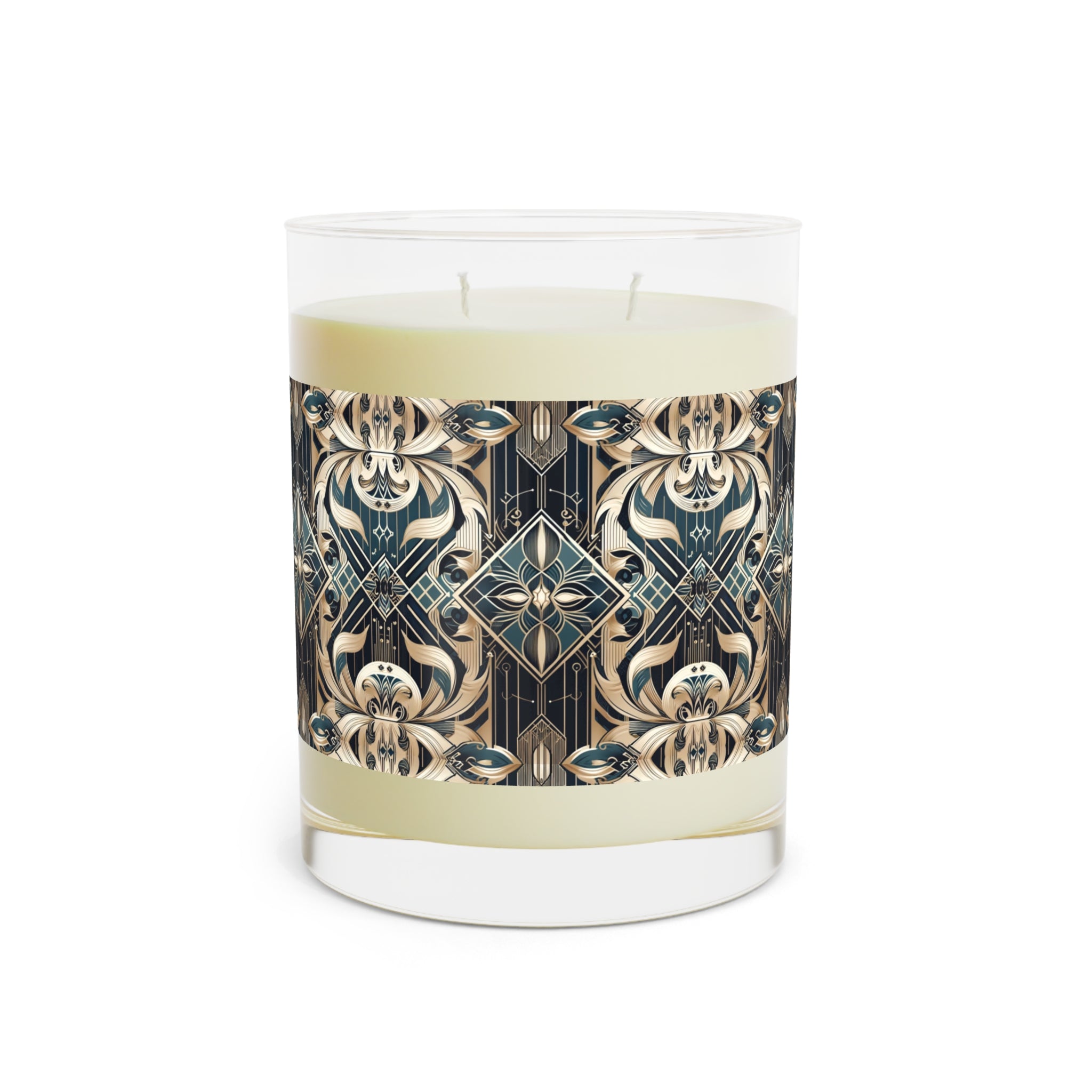 Mint Lavender & Sage Candle in Elegant Glass with 65-Hour Burn Time