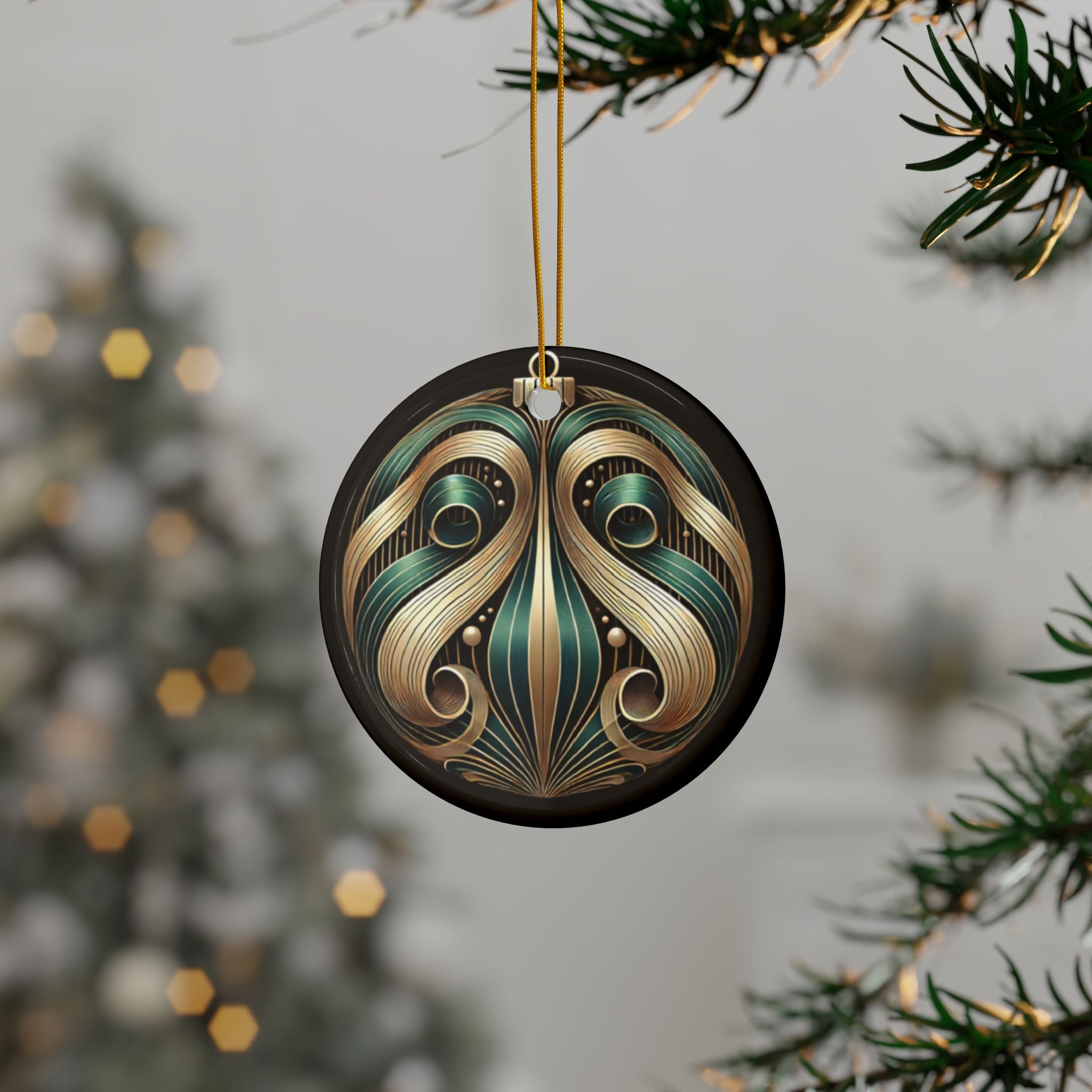 Timeless Christmas Ceramic Ornaments