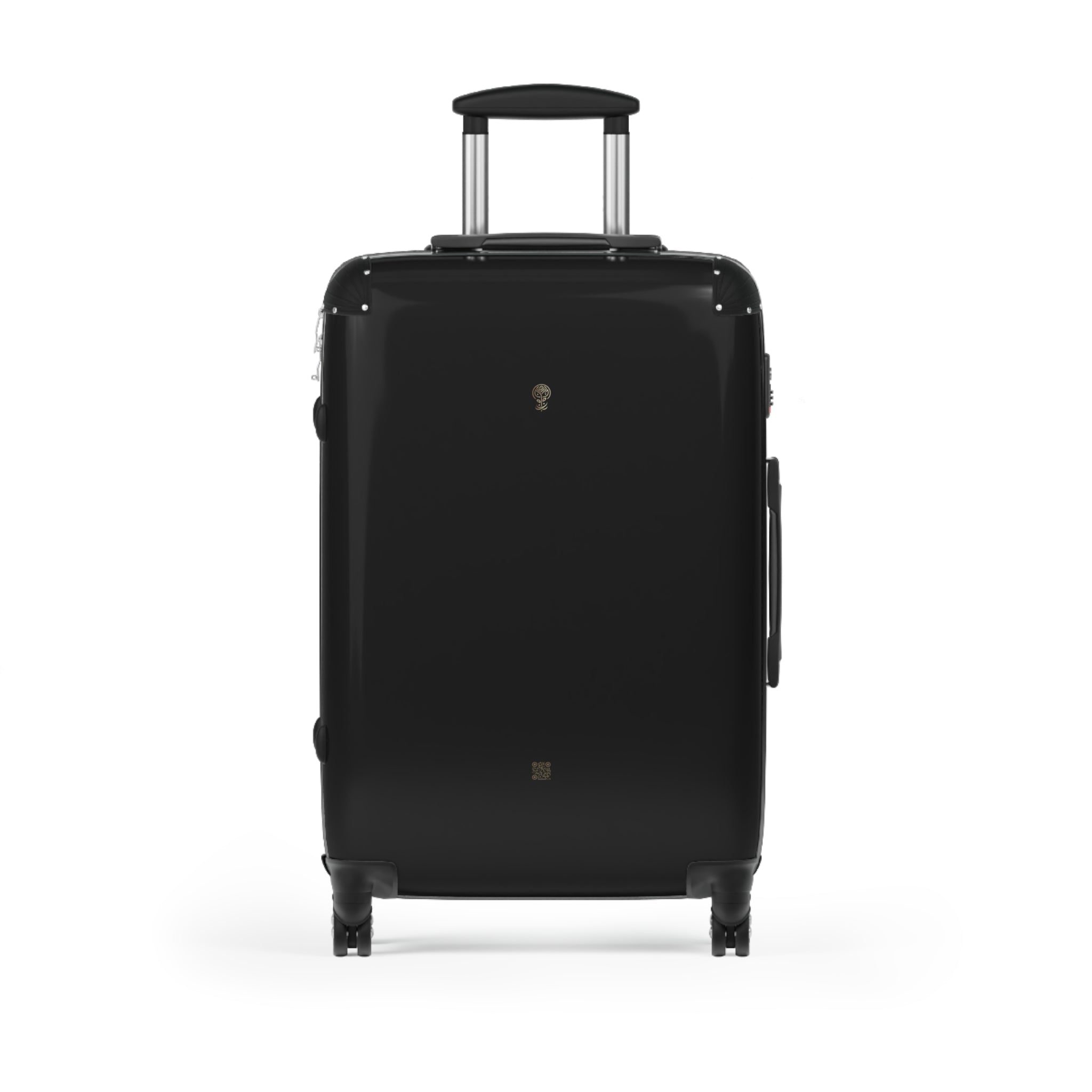 Travel Suitcase Jet Black Elegance