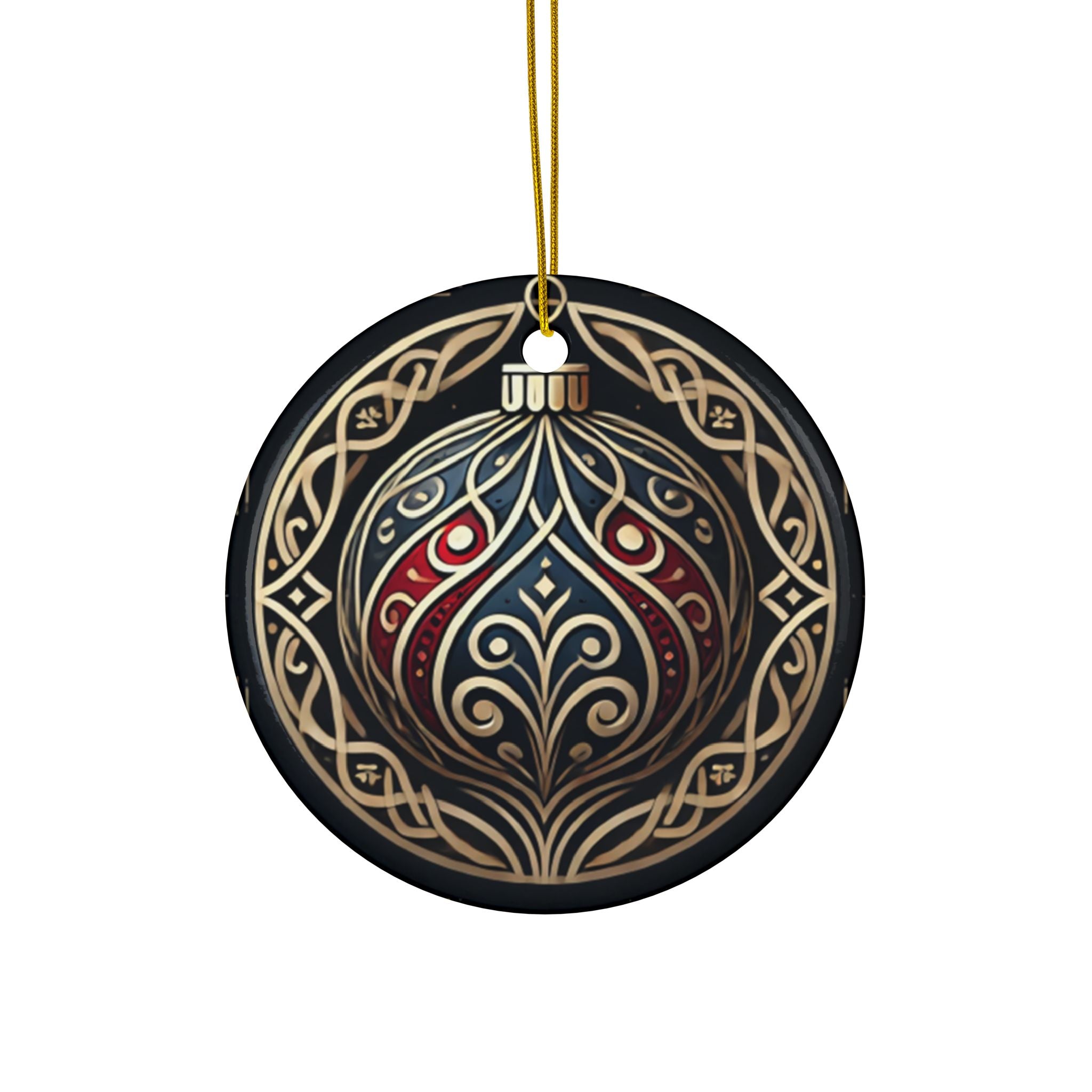 Sophisticated Christmas Ceramic Ornaments