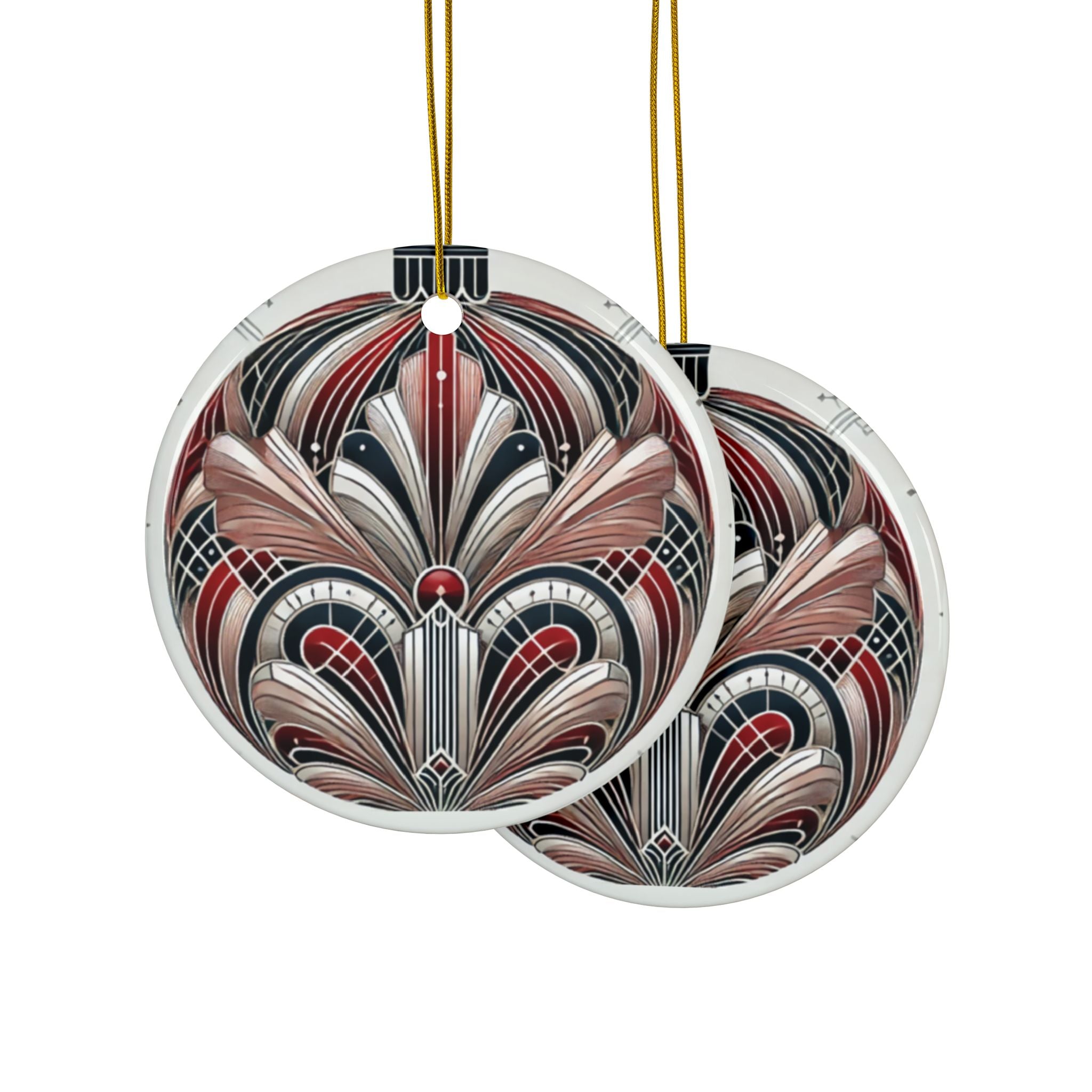 Refined Holiday Ceramic Ornaments