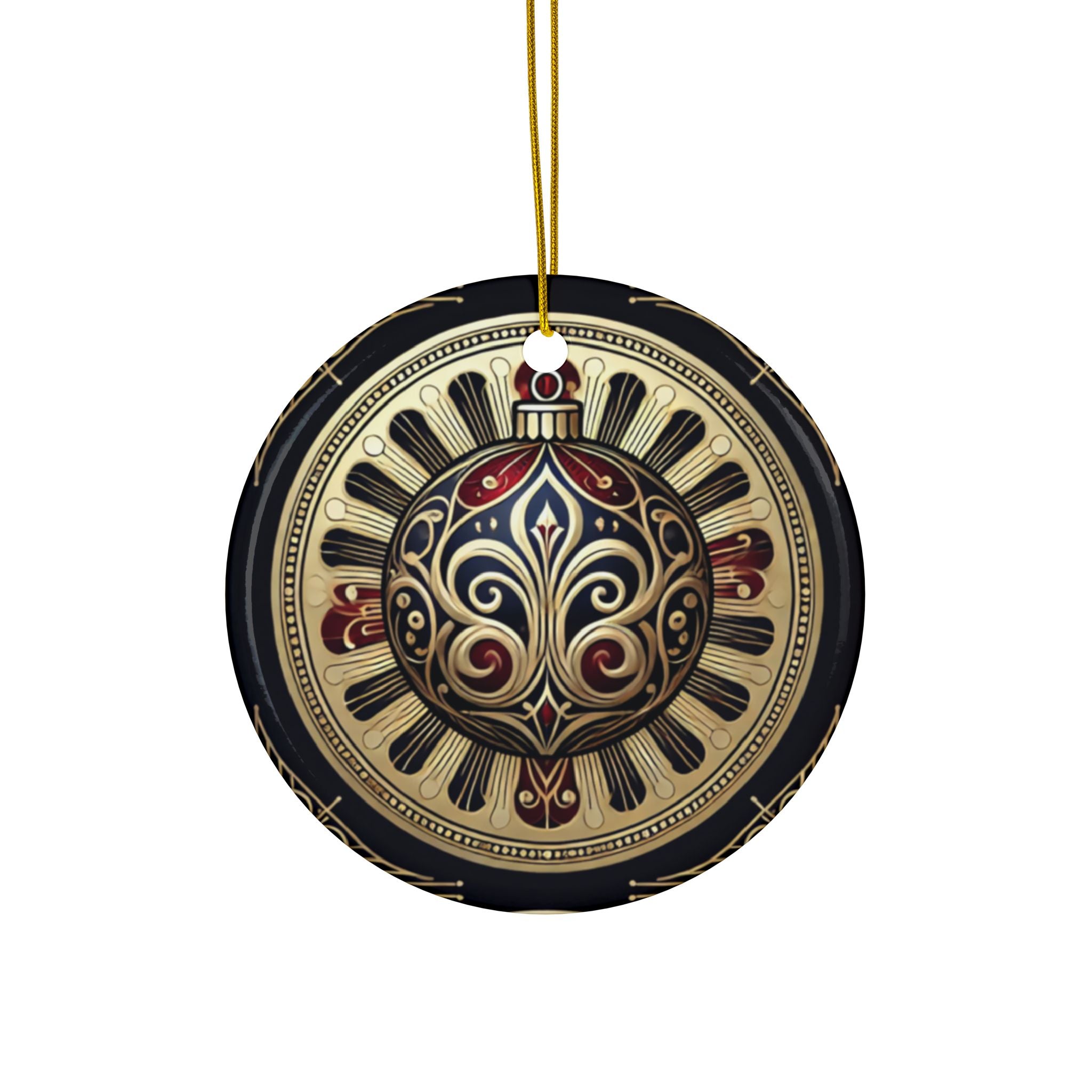 Elegant Ceramic Holiday Ceramic Ornaments