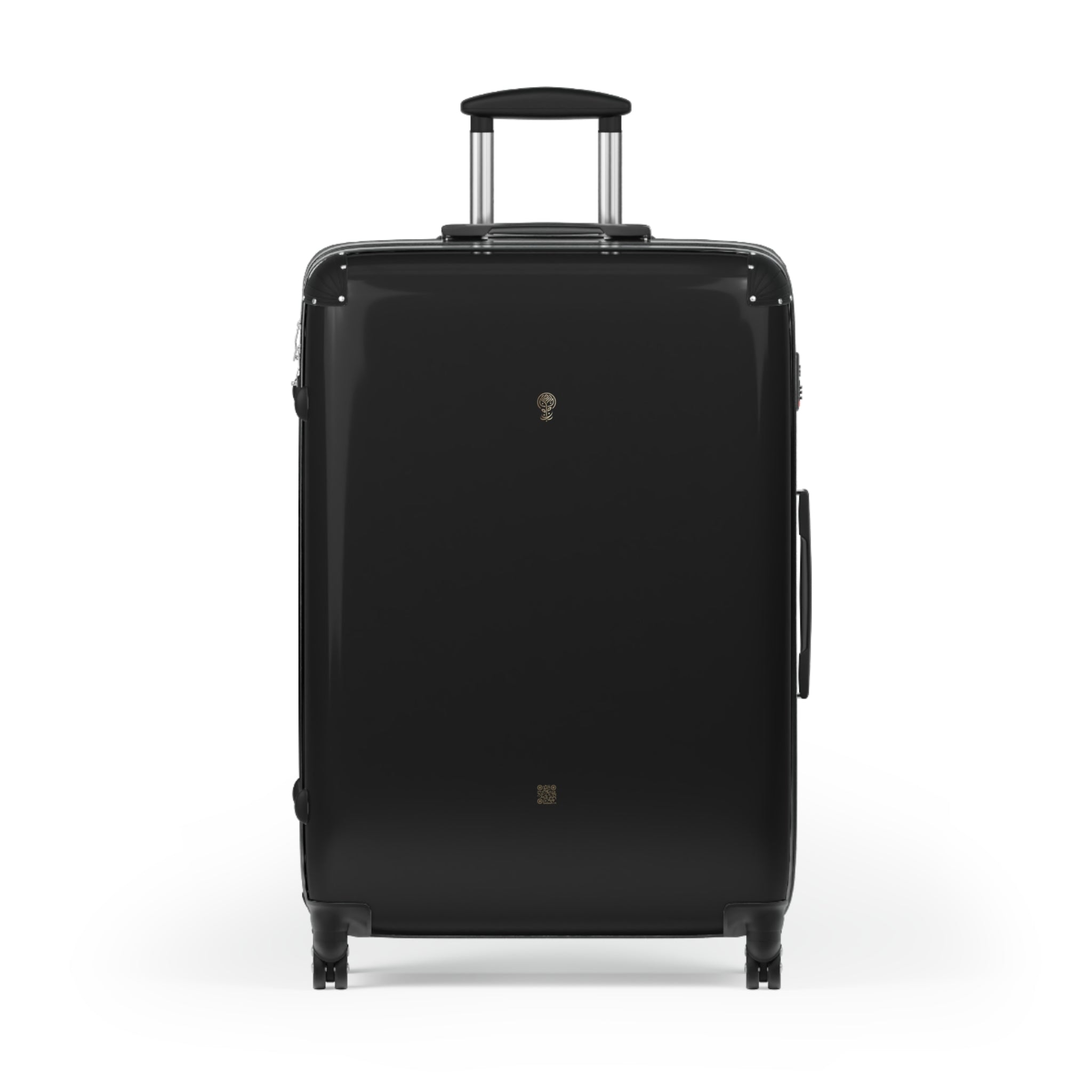 Travel Suitcase Jet Black Elegance