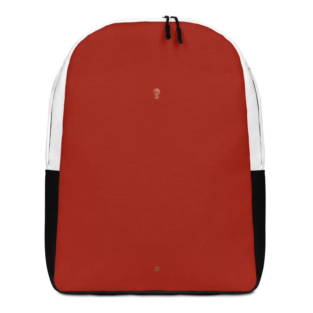 Backpack Ruby Royale Jet Black Elegance with White Accents